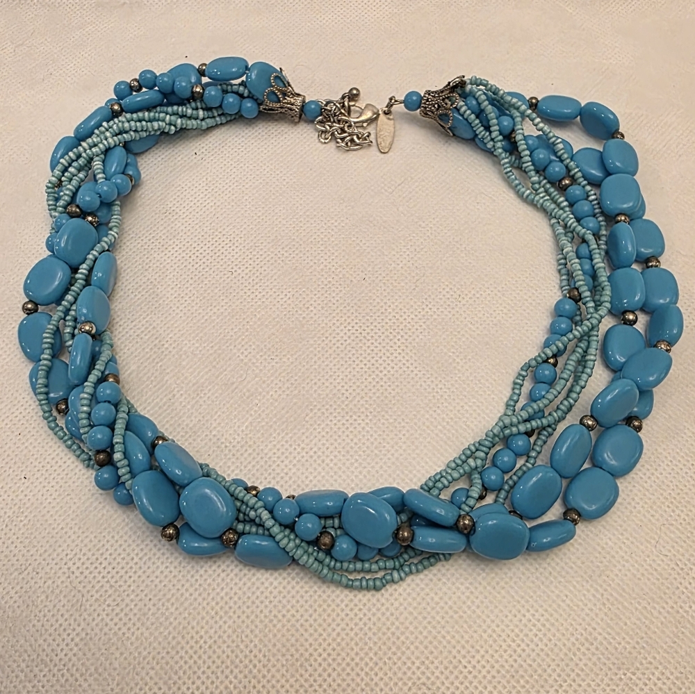 Turquoise Beaded Necklace